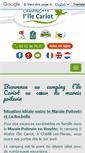 Mobile Screenshot of camping-chaille-les-marais.com